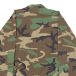 AMERICAN APPAREL INC Woodland Mens Military Jacket Brown Camouflage S Online now