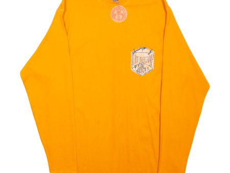 CUT THE CRAP Mens Sweatshirt Orange L on Sale