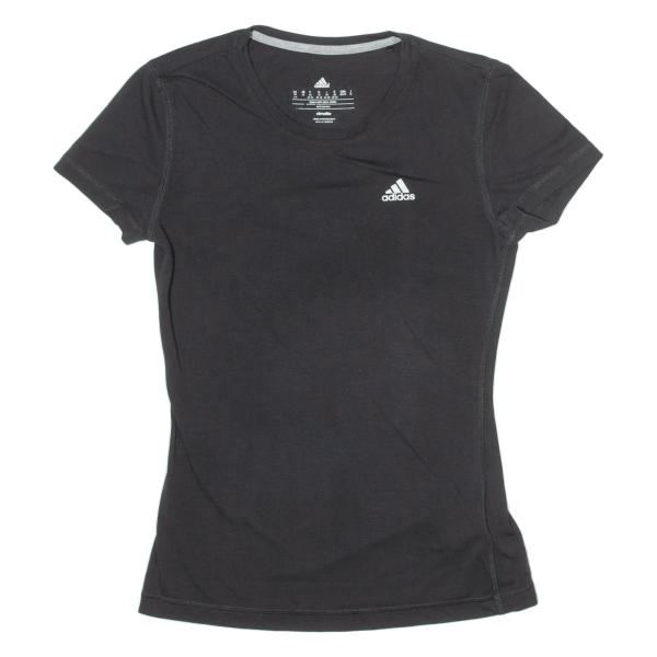 ADIDAS Womens T-Shirt Black XS Online Hot Sale