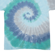 COLORTONE Mens Tie Dye T-Shirt Blue M Hot on Sale