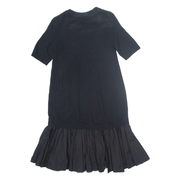 COS Womens T-Shirt Dress Black Short Sleeve Midi XS Supply