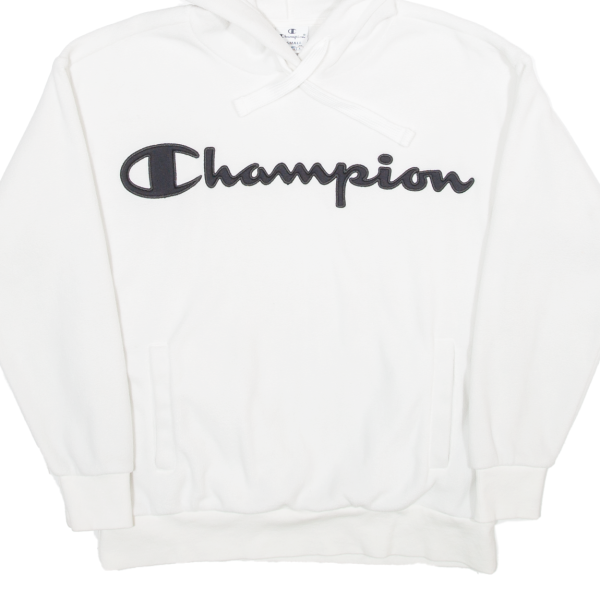 CHAMPION Fleece Womens White Hoodie XS Discount