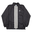 ADIDAS Mens Track Jacket Black Nylon M Online Sale