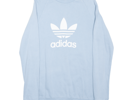 ADIDAS Womens Sweatshirt Blue S on Sale