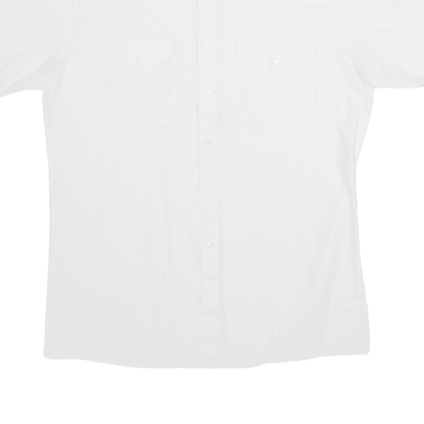 C&A Jet Pilot Mens Plain Shirt White M Sale