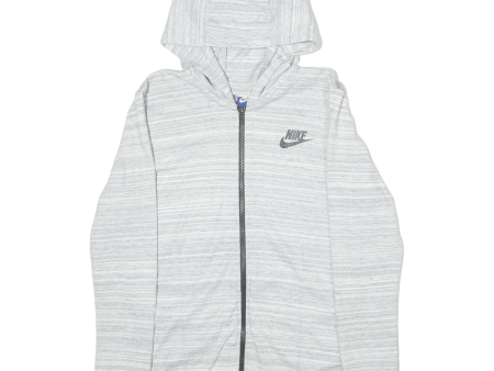 NIKE Womens Green Hoodie Full Zip L Online now