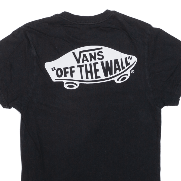 VANS Womens T-Shirt Black XS Online Sale