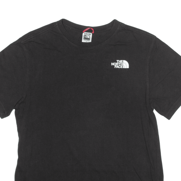 THE NORTH FACE Mens T-Shirt Black Crew Neck S Hot on Sale