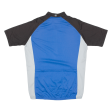 AGU BIKE WEAR Cycling Mens Jersey Blue 1 2 Zip XL Supply