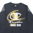 CHAMPION Mens Sweatshirt Black S Discount