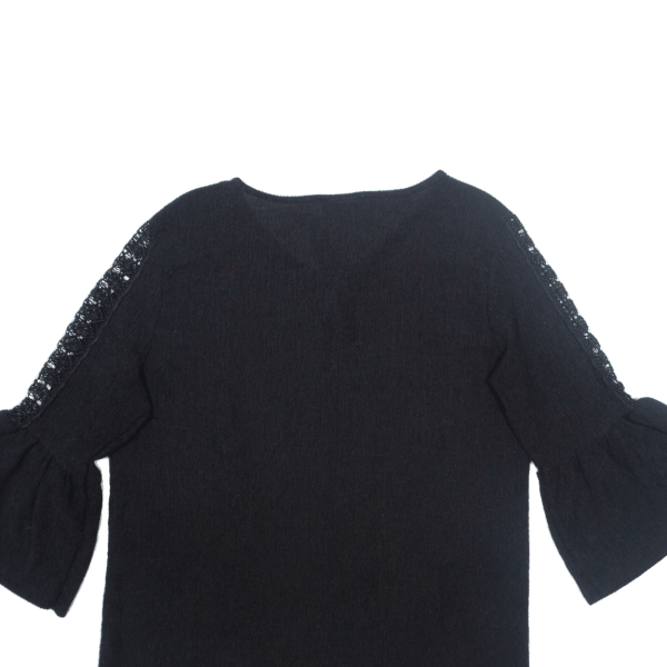 CANDA Flare Sleeves Womens Top Black 3 4 Sleeve M Supply