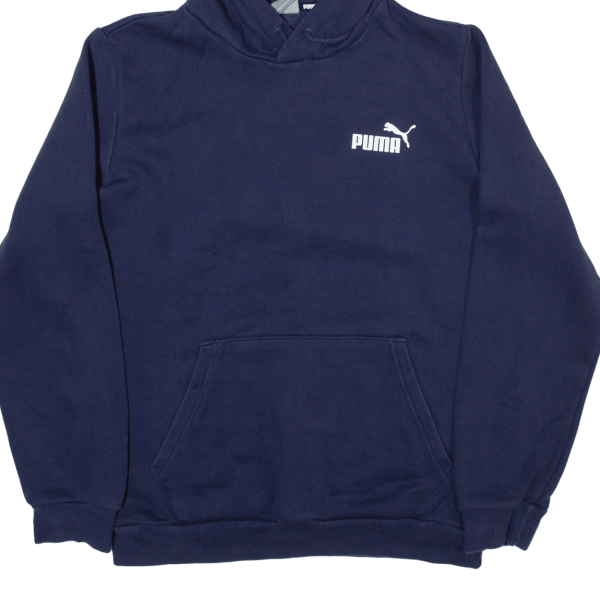 PUMA Mens Blue Hoodie S Online