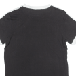 ADIDAS ORIGINALS Womens T-Shirt Black Crew Neck UK 6 Online now