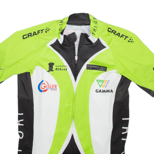 CRAFT Cycling Full Zip Womens Jersey Green S Discount