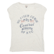 TOMMY HILFIGER Womens T-Shirt White USA V-Neck XS Online now