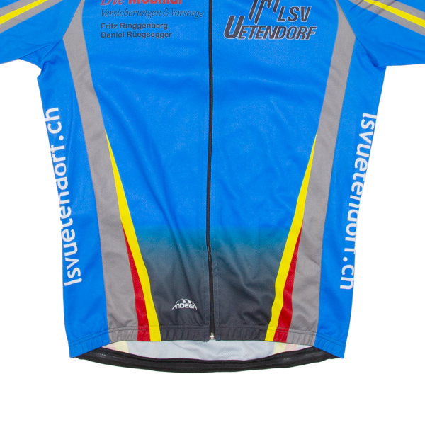 ANDEER Cycling Full-Zip Mens Jersey Blue S Online now