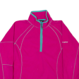 BERGHAUS Womens Jumper Pink 1 2 Zip Tight Knit UK 12 Cheap