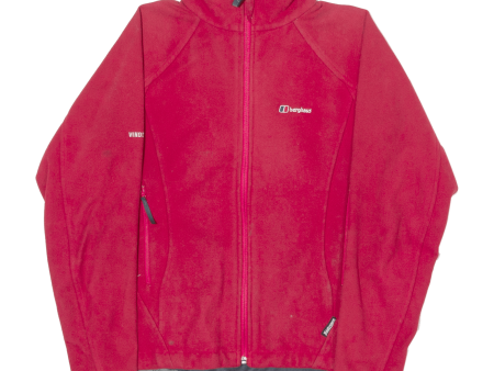 BERGHAUS Windstopper Womens Fleece Jacket Red UK 12 Online Hot Sale