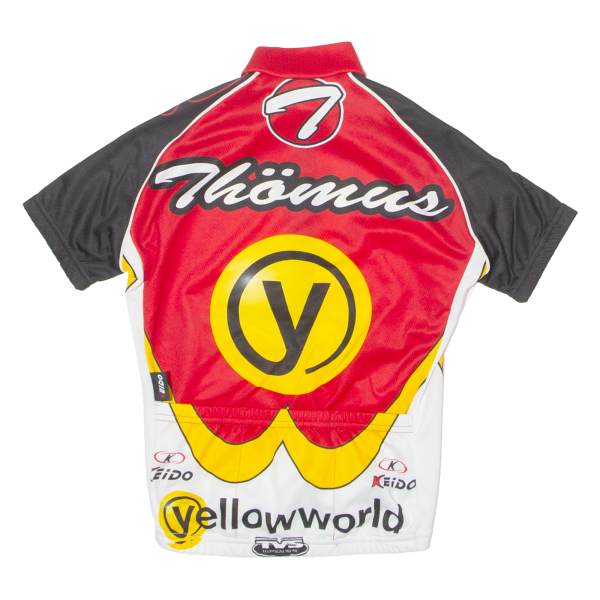 KEIDO Thomas Cycling Boys Jersey Red 1 2 Zip 3Y Online now