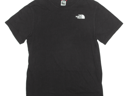 THE NORTH FACE Mens T-Shirt Black Crew Neck S Hot on Sale