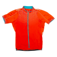 CRAFT Cycling Shirt Mens Jersey Orange High Neck M Supply