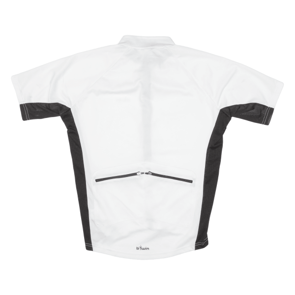 BTWIN Cycling Full-Zip Mens Jersey White L Discount