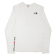 THE NORTH FACE Mens T-Shirt White Long Sleeve XS Online Sale