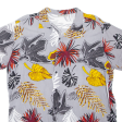 CAMP COSTA Mens Shirt Grey Crazy Pattern M Sale