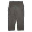 Cargo Mens Trousers Grey Relaxed Straight W36 L28 For Sale