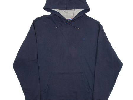 CHAMPION Mens Blue Hoodie XL Discount