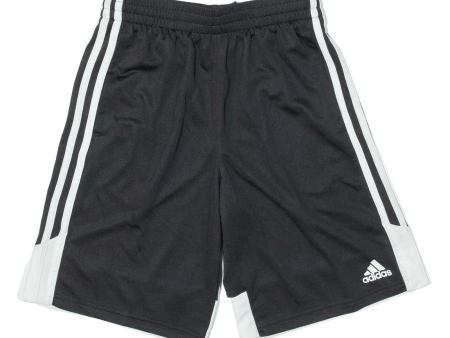 ADIDAS Boys Sports Shorts Black Relaxed M W24 Online Sale