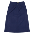 BODEN Workwear Lined Womens A-Line Skirt Blue Midi UK 8 on Sale