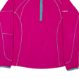 BERGHAUS Womens Jumper Pink 1 2 Zip Tight Knit UK 12 Cheap