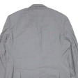 BALMAIN Mens Blazer Jacket Grey Wool XL Fashion