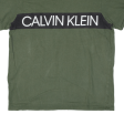 CALVIN KLEIN Mens T-Shirt Green M Fashion