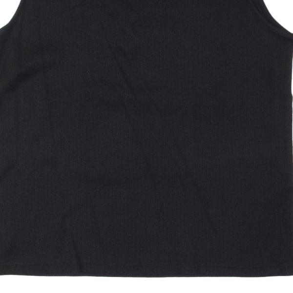 BONITA Ribbed Stretch Tank Womens Tops Top Black Sleeveless L Online Sale