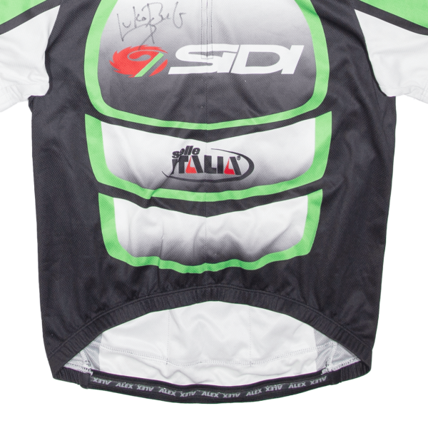 ALEX Signed Cycling Shirt Boys Jersey Green 1 2 Zip 11-12Y Hot on Sale