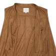 CLOCKHOUSE Womens Waistcoat Brown Strapless L on Sale