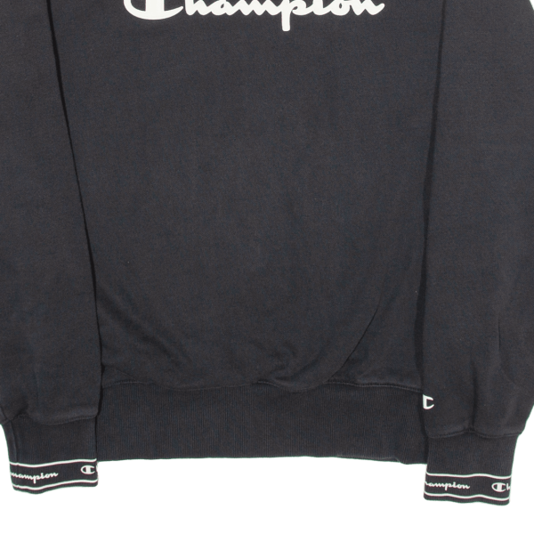 CHAMPION Womens Sweatshirt Black S Cheap