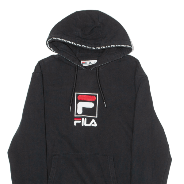 FILA Mens Black Hoodie S Sale