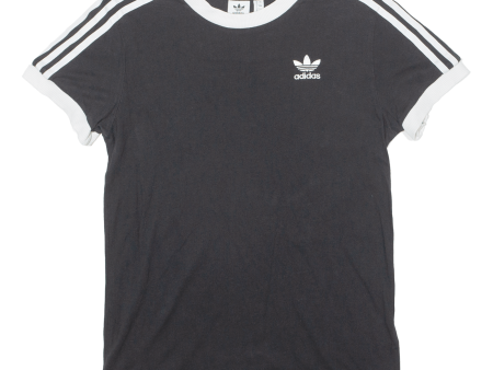 ADIDAS ORIGINALS California Womens T-Shirt Blue Crew Neck UK 4 Online Sale