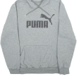 PUMA Mens Grey Hoodie M on Sale