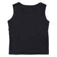 BONITA Ribbed Stretch Tank Womens Tops Top Black Sleeveless L Online Sale