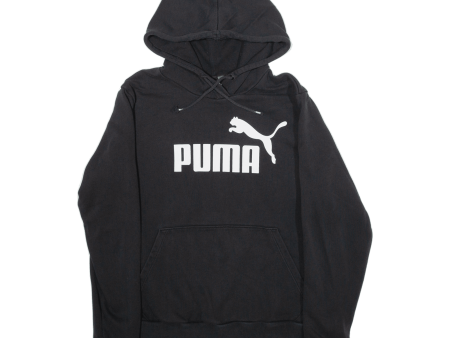 PUMA Womens Black Hoodie UK 16 Supply