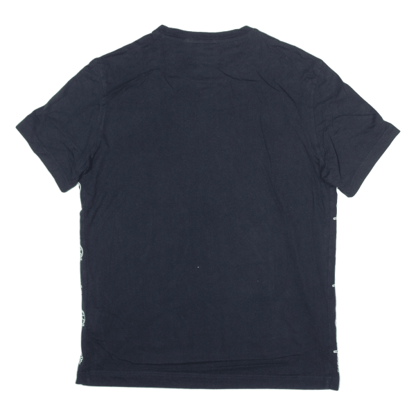 CHAMPION Mens T-Shirt Blue Crew Neck L Online