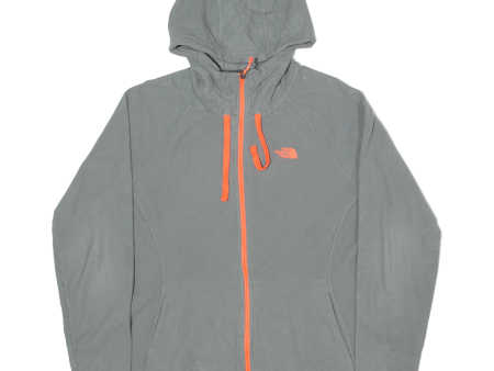 THE NORTH FACE Womens Fleece Jacket Grey Hooded L Supply