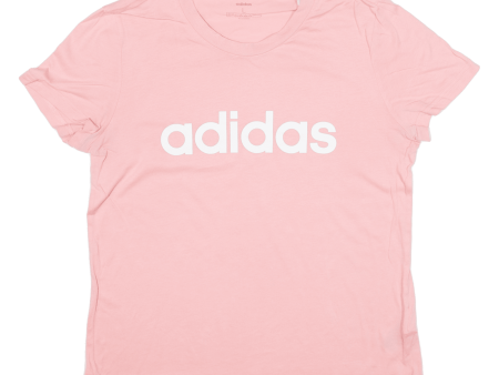 ADIDAS Womens T-Shirt Pink L Online