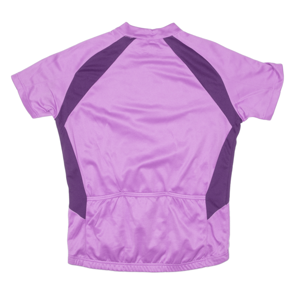 CRANE Cycling Womens Jersey Purple 1 4 Zip UK 14 on Sale