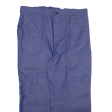 Workwear Mens Trousers Blue Relaxed Straight W40 L27 Fashion