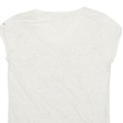 TOMMY HILFIGER Womens T-Shirt White USA V-Neck XS Online now